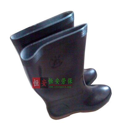 批發(fā)雙安紅葉黑色食品靴 PVC材質(zhì)，耐油耐酸堿的專業(yè)足部防護(hù)鞋